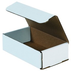 Aviditi White Corrugated Cardboard Mailing Boxes, 8″ x 6″ x 2″, Pack of 50, C…