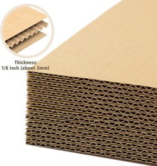 50 pack 16×20 Corrugated Cardboard Sheets Cardboard Inserts Flat Cardboard La…