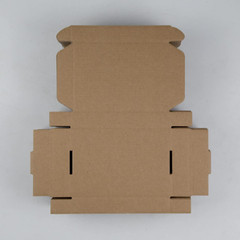 50 Pack 4x4x2, 6x4x1, 4x4x1 Small Shipping Boxes White or Brown Corrugated Box