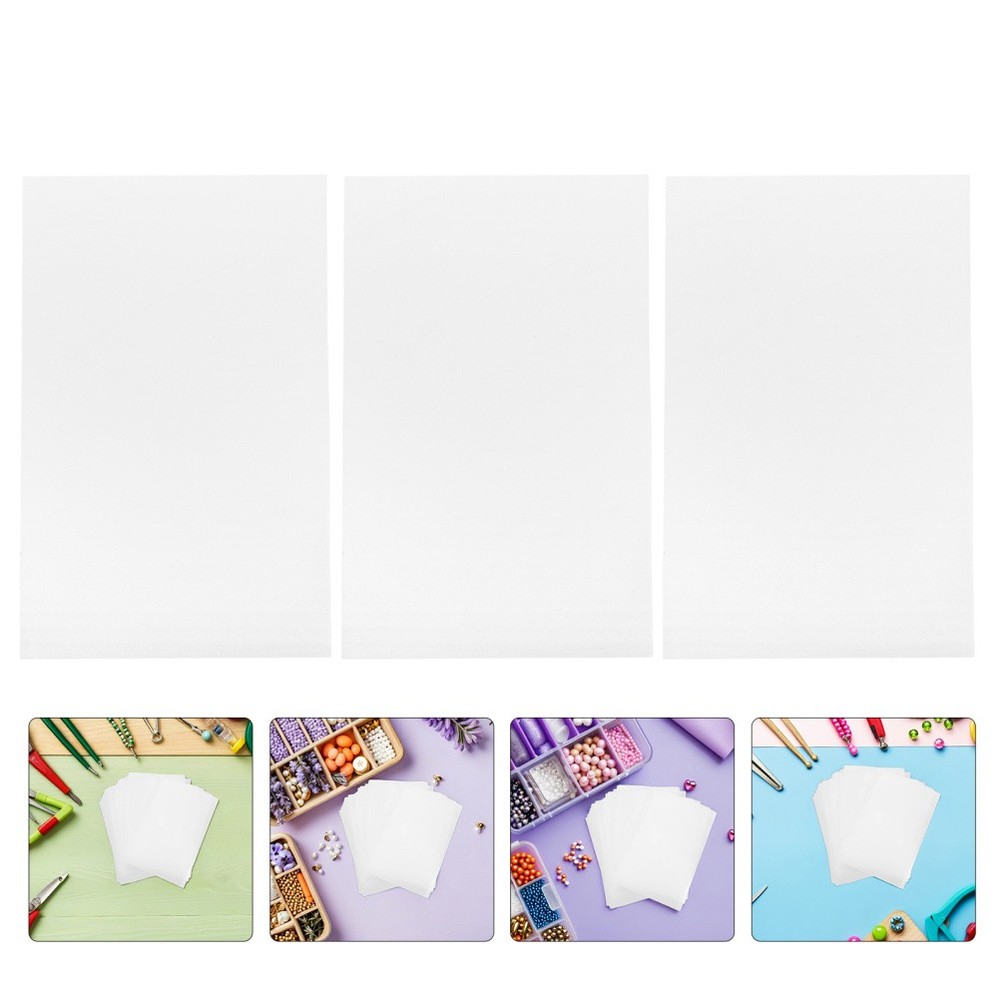 200Pcs Reusable Foam Packing Pouches for Glasses Cushion Wrap White