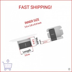 Lmuze 6x4x1 inches Small Shipping Boxes Set of 50 – Black Mailer Corrugated Card