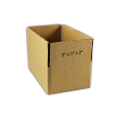 1-Box 5x3x2 “EcoSwift” Brand Cardboard Packing Mailing Shipping Corrugated