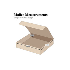 Shipping Boxes Small 6″L X 6″W X 2″H, 50-Pack | Corrugated Cardboard Box for Pac