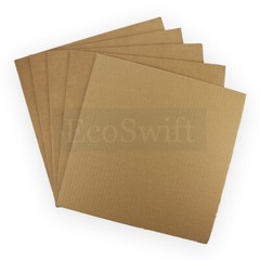 30 12 x 12 Corrugated EcoSwift Cardboard Pads Inserts Sheet 32 ECT 1/8″ Thick