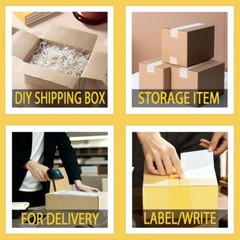 10x6x4 transport box corrugated cardboard box, easy to assemble, mail and move