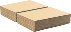 Golden State Art, 50 Pack 5X7 Corrugated Cardboard Sheets Cardboard Inserts Flat