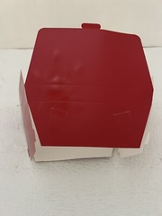 RED ONE LAYER BALLOTIN BOX CASE 7-1/2in x 4 in x 1-1/8in. 1/2 lb *Set of 50*