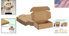 Versatile Pack of 20 6x4x2 Corrugated Shipping Boxes – Recyclable & Stylish