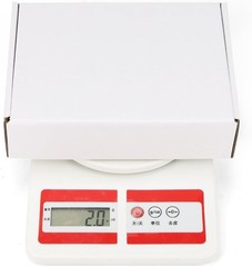 8x6x2 Inch White Cardboard Shipping Box, Pack of 25, Small Business Packaging