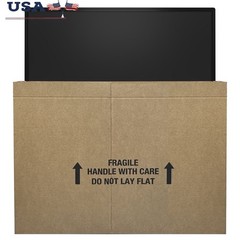 TV Moving Box 56-70 Inch TVs Double Wall Corrugated Sleeves Protective Packaging