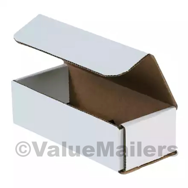 100 – 7x5x3 White Corrugated Shipping Packing Box Boxes Mailers