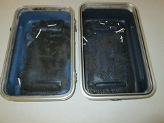 Thermodyne Shok-Stop Hard Case 16x10x8 Camera Gun Equipment Blue Plastic