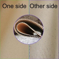 14x 72in Brown Single Face Corrugated B Flute Cardboard Roll ，Shipping Corrug…
