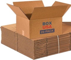 Brand New Shipping Boxes Medium 16x14x8 Kraft 25-pack