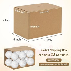 Brand New 6x4x4 Shipping Boxes 30-Pack Brown Cardboard Mailers for Small Busi…