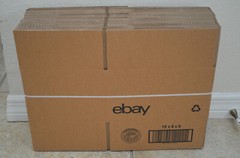 Ebay Boxes 25- 10″ x 8″ x 6″ – Black Logo