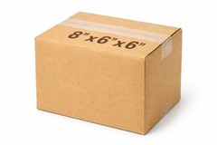 8x6x6 Shipping Boxes Corrugated Mailers 50 100 200 Pack 32 ECT Cardboard Box