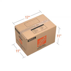 NEW (10 Pack) Small Moving Boxes 17x11x11 in with Handles for Shipping & Storage