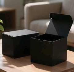 Black Shipping Boxes 5x5x5″ Corrugated Packaging Box 50pcs NEW