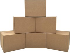 Large Moving Boxes 20” x 20” x 15” Pack of 6, Corrugated Cardboad Boxes Fo…