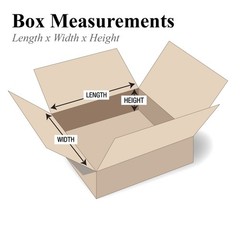 PARTNERS BRAND 20 x 15 x 6 Corrugated Cardboard Boxes, Flat 20L x 15W x 6H, Pack