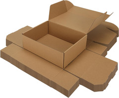 9X6X2 Inch Small Shipping Boxes, Set of 6 Mailing Boxes, Brown | Single Corrugat