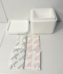 PROPAK Styrofoam Insulated Cooler Shipping Container w/ Gel Ice Packs