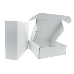 6x6x2 inch Small White Mailers Boxes Packaging Shipping Boxes Set of 10