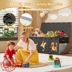 SAKAKI Toy Box Black 41x14x16
