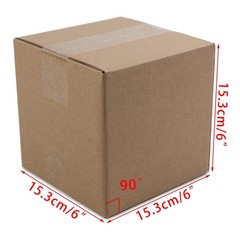 Shipping Boxes 6x6x6 Inches Small Corrugated Cardboard Boxes, 25 Pack