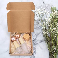 6x6x2 inch Shipping Boxes Bulk 50 Pack Brown, Tab Lock Tuck Top Mailer Boxes for
