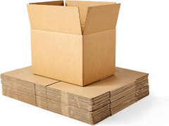 Cardboard Moving Boxes for Packing and Shipping, Medium Size, 18″ X 14″ X 12″, B