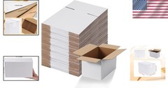 Brand New 10x6x6 White Shipping Boxes Set of 40