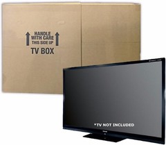 UBOXES Dual TV Moving Boxes – Heavy Duty Corrugated Packaging for Up to 70-Inch