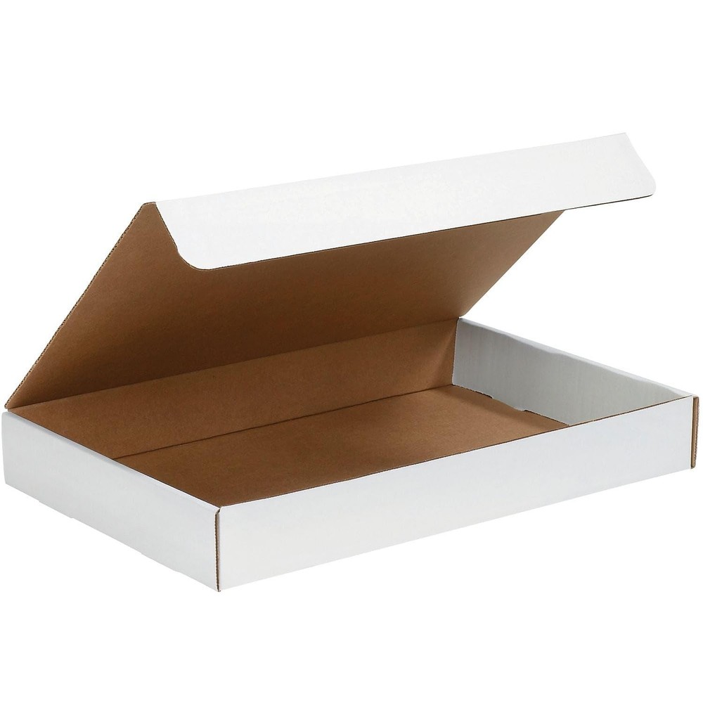 Large White Oyster Literature Mailers 17X11x2.5 Strong Corrugated Box Usa Made