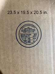1 pallet 270 boxes mixed 23.5 x 19.5 x 23 in. / 23.5 x 19.5 x 20.5 in. used