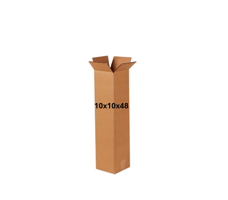 10″ x 10″ x 48″ CARDBOARD BOX – 200 lb – SINGLE BOX – TALL