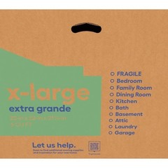 Classic Cardboard Moving Box with Handle Holes Fast shipping and Any Size
