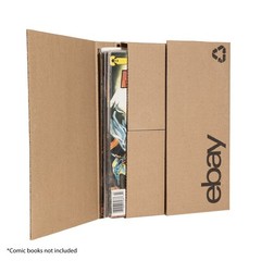 eBay-Branded Boxes With Black Color Logo – Comic Book Mailer – 10.75×7.5×1