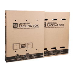 NEW Pen + Gear Universal Moving Box with Cushioning, Fits TVs up to 65″, 2 Count