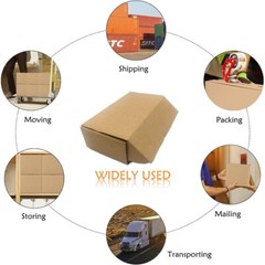 5×2.7×1.5-inch transport box in bulk brown, used for packaging mailed gifts