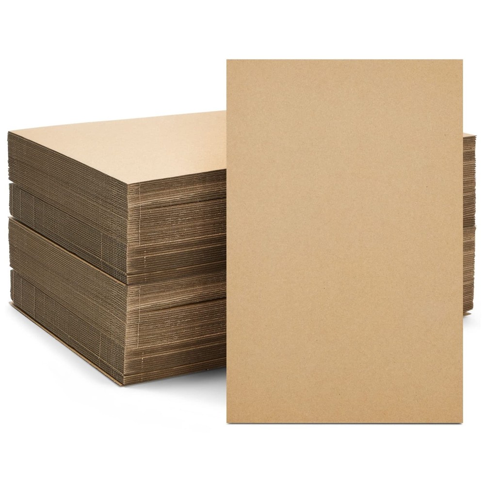 Large Corrugated Cardboard Sheets – 11X17-Inch Flat Packaging Inserts Pads for M