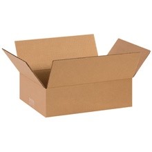 15 x 11 x 4″ Flat Corrugated Carton Boxes-Pack of 25