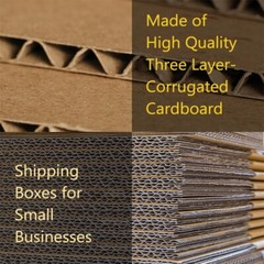 10x6x4 transport box corrugated cardboard box, easy to assemble, mail and move