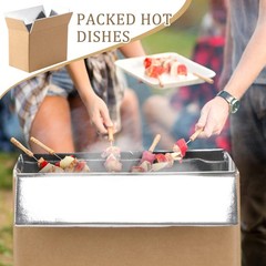 Insulated Shipping Box Cold Double Insulated Carton with Foil Foam Cooler Box…