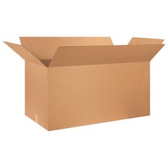 48 in x 24 in x 24 in Shipping Box, Kraft, Corrugate, Single Wall, 32 ECT Pack