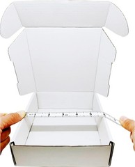 10-Pack Crush-Resistant Small White Mailer Boxes 6x6x2 Inch – Perfect for Gifts