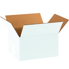 White Shipping Boxes 11 1/4″L X 8 3/4″W X 6″H (25 Pack) Small to Medium Mailing