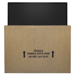 TV Moving Box Double Wall 72 in x 6 in x 40 in 1 Count 1 Pack