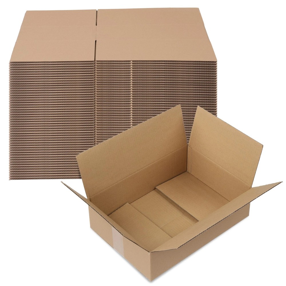 50pcs 14″x10″x4″ Cardboard Paper Boxes Mailing Packing Shipping Box Corrugated